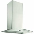 Almo Elite 36-inch Curved Glass Chimney Range Hood with 400 CFM Electronic Control EW4636SS
